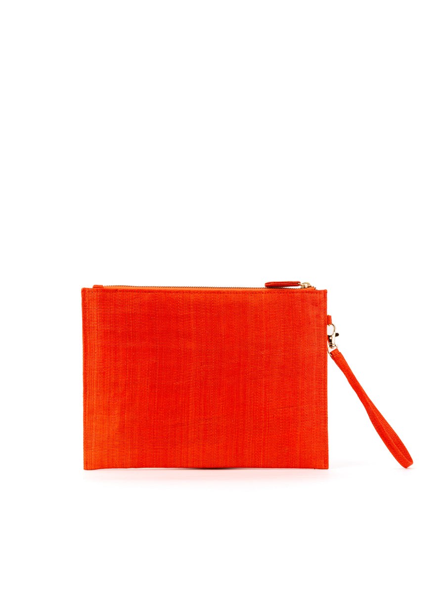 Pessego orange pouch